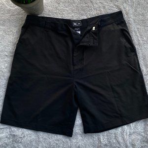 ADIDAS BLACK CASUAL MENS SHORTS SZ 38 "USED"